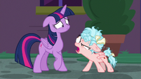 Cozy giving Twilight the evil eye S8E26