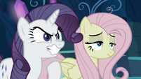 Fake Rarity looks greedily at Tree of Harmony S8E13