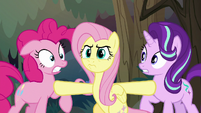 Fluttershy looking angrily upset S8E13