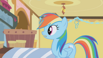 Rainbow Dash listens to the accusations S1E05