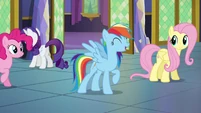 Rainbow Dash singing "let's all work together" S5E3