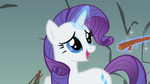Rarity asking for the exit S01E19