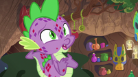 Spike -if anypony sees or smells me- S8E11
