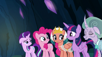 Twilight and friends happy; Starlight concerned S7E26