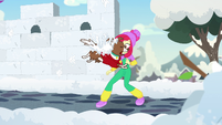 Winona gets hit by a snowball EGHU