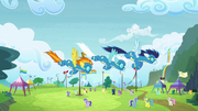 Wonderbolts flying S4E10