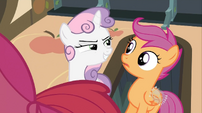 Sweetie Belle looks downright diabolical.