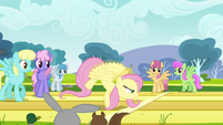 Fluttershy gaining full speed S2E22