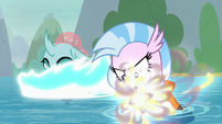 Ocellus and Silverstream transforming S8E9