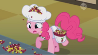 Pinkie Pie picking cherries S2E14