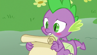 Spike blushing with embarrassment S8E24