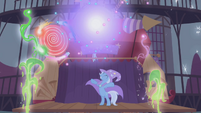 Trixie's stage shooting fireworks S1E06
