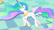 Celestia derrotada por chisalis