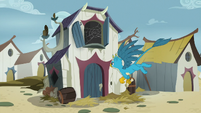 Gallus flies to Grampa Gruff's house S9E3