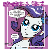 MLP Annual 2013 Rarity being interviewed