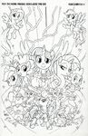 My Little Pony: The Movie Prequel Scholastic Book Fair cover (uncolored)