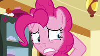 Pinkie Pie in an uncomfortable sweat S6E15