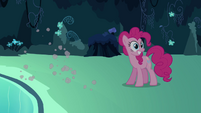 Pinkie Pie seeing her double sprint away S3E03