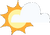 Sun behind cloud