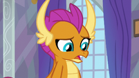 Smolder "been having a hard time" S9E9