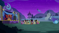 Trixie gets shot out of the cannon S6E6