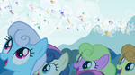 Ponyville watching the Breezies S4E16