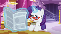 Rarity --contributed to the successful opening of Rarity For You-- S6E9