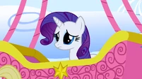 Rarity feels sorry for jumping into the competition at the last minute.