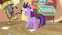 Twilight looking through the telescope S2E20