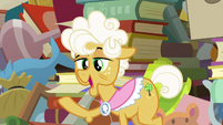 Goldie -so wonderful to see you three- S7E13