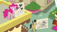 Pinkie Pie and Cherry Fizzy with Wonderbolts drawings S4E21