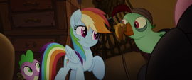 Rainbow Dash cheering up Squabble MLPTM