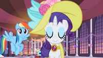 Rainbow Dash following Rarity S2E9