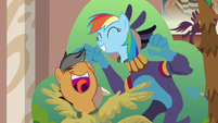 Rainbow and Quibble laughing together S6E13