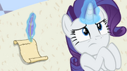 Rarity writing letter 'Because poor Opal is quite ill' S2E9