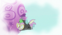 Spike slashes Pinkie Pie's balloon S9E4