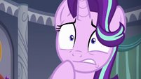 Starlight Glimmer looking nervous again S7E10