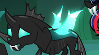 Thorax's crystally wings shimmering S6E26