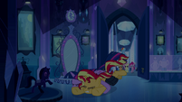 Twilight and Sunset stumble in mirror room EG