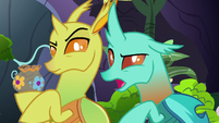 Changeling 2 "spends all his craft time making spears" S7E17