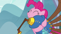 Pinkie Pie hugging her yovidaphone S8E18