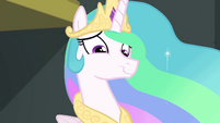 Princess Celestia cracking a smile EGFF