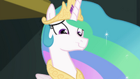 Princess Celestia cracking a smile EGFF