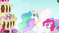 Princess Celestia only has one word in her mind right now. "YUM!"