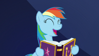 Rainbow Dash laughing loudly S7E14