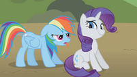 Rainbow Dash sticking her tongue out S1E10