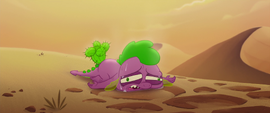 Spike collapses on the ground MLPTM