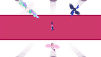 Cadance and Luna now have Celestia's wings!