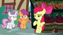 Apple Bloom making a 'cool' pose S9E23