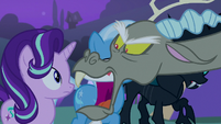 Discord angry "they took Fluttershy?" S6E25